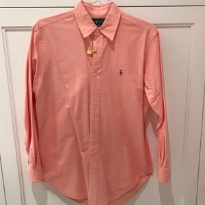Polo Ralph Lauren Button Down Dress Shirt Salmon